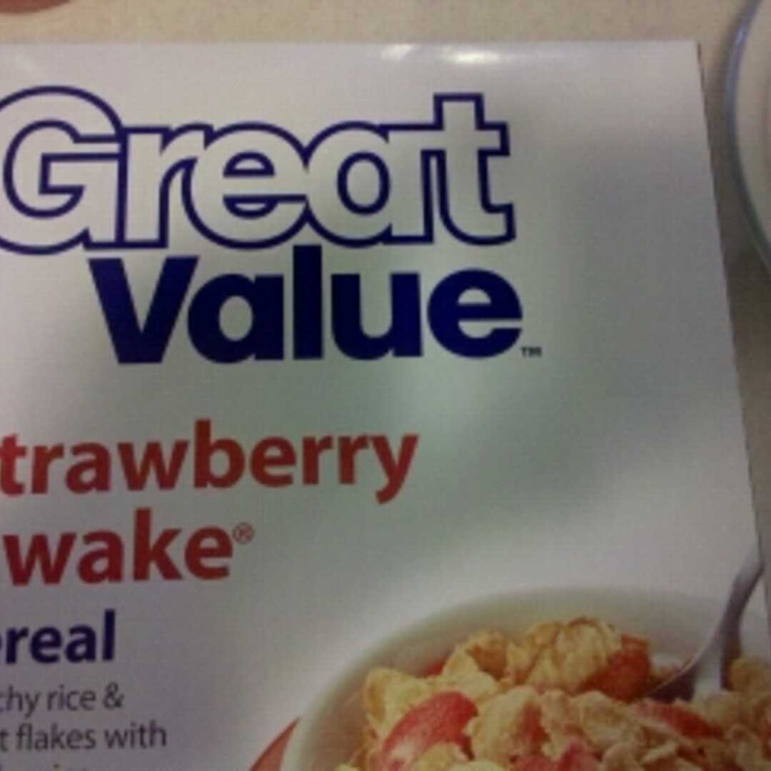 Great Value Strawberry Awake Cereal