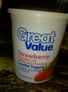 Great Value Low Fat Blended Fruit Yogurt