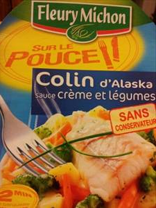 Fleury Michon Colin d'alaska Sauce Crème et Legumes