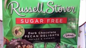Russell Stover Sugar Free Dark Chocolate Pecan Delights
