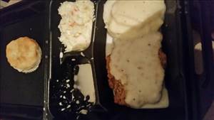 KFC Country Fried Steak with Peppered White Gravy