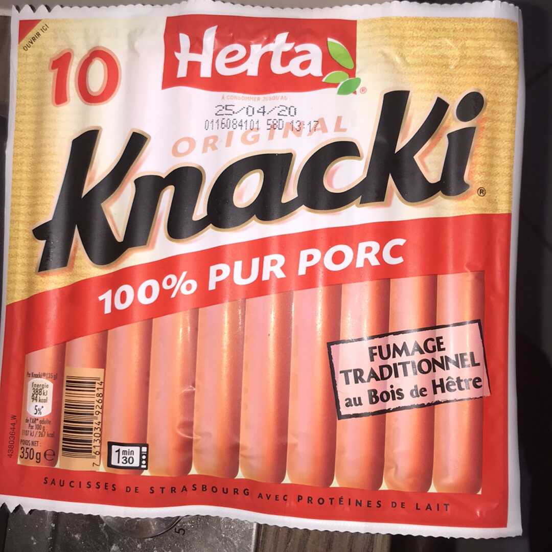 Herta, knacki porc Calories - New products - Fddb
