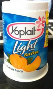 Yoplait Light Fat Free Yogurt - Harvest Peach (6 oz)