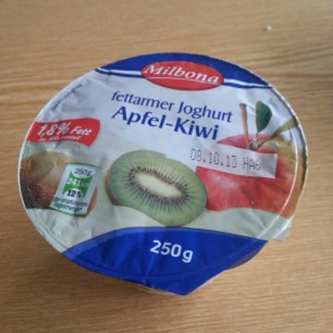 Milbona Fettarmer Joghurt Apfel-Kiwi