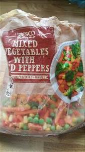 Tesco Mixed Vegetables with Red Peppers