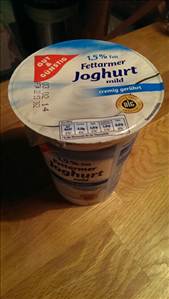 Gut & Günstig Fettarmer Joghurt Mild - Leicht 0,1% Fett