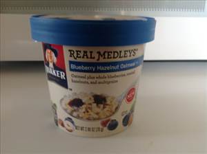 Quaker Real Medleys - Blueberry Hazelnut Oatmeal