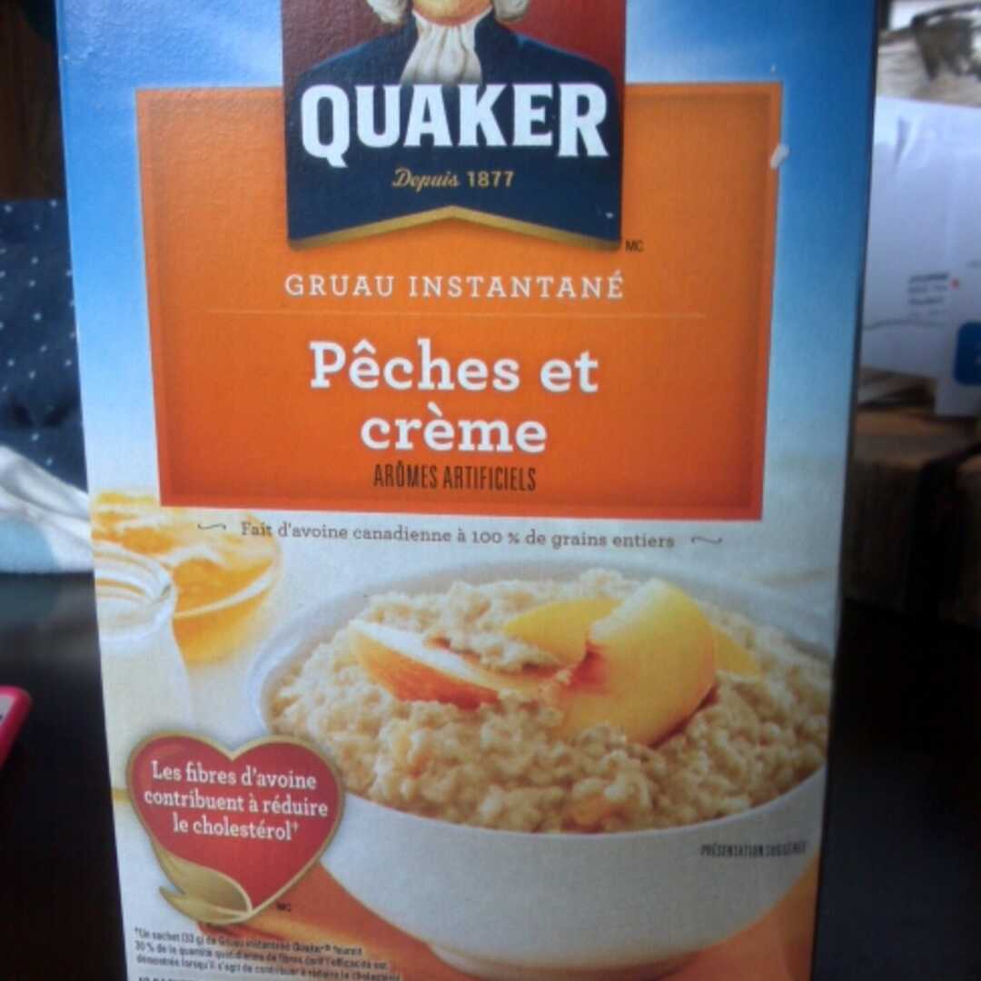Quaker Instant Oatmeal - Peaches & Cream