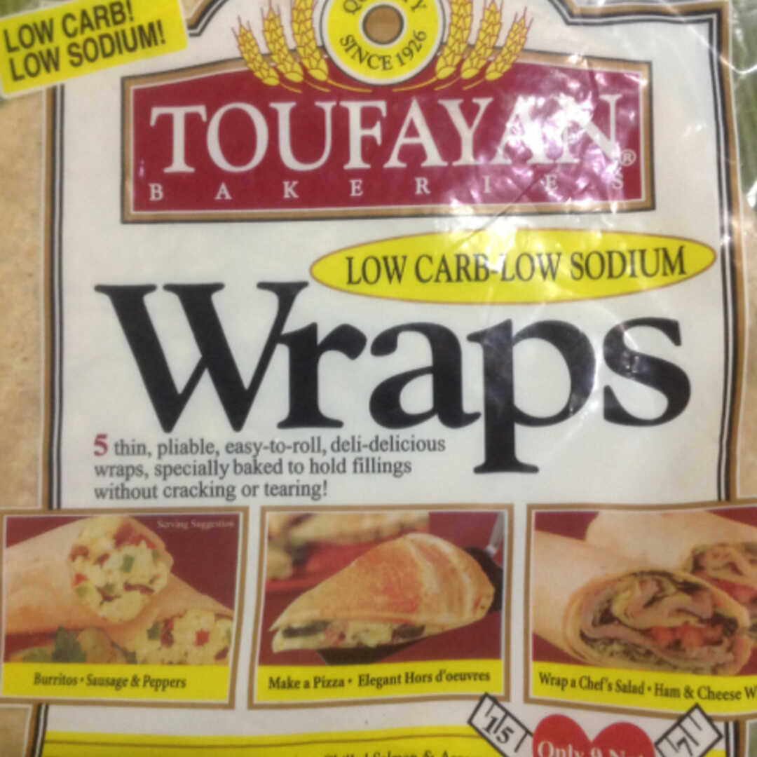 Toufayan Bakeries Low Carb Low Fat Wraps