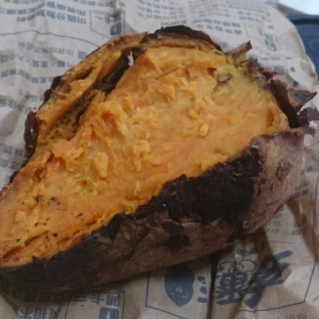 Baked Sweetpotato (Peel Not Eaten)
