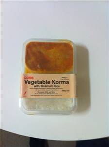 Coles Vegetable Korma & Rice
