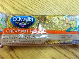 Odwalla Chewy Nut Bar - Sweet and Salty Peanut