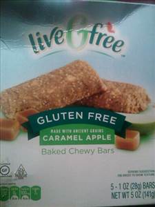 Live G Free Caramel Apple Baked Chewy Bars