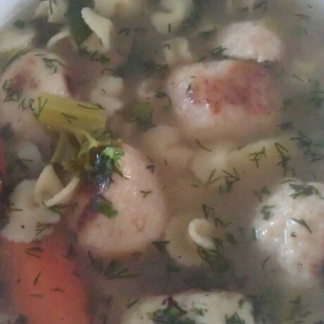 Chunky Chicken Noodle Soup with Meatballs (Canned)