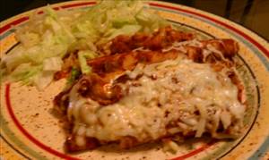 Meatless Enchilada with Cheese