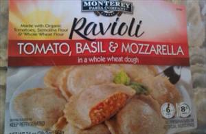Monterey Pasta Company Whole Wheat Ravioli - Tomato, Basil and Mozzarella