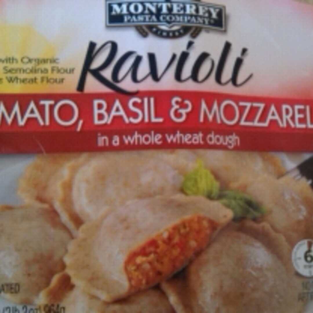 Monterey Pasta Company Whole Wheat Ravioli - Tomato, Basil and Mozzarella