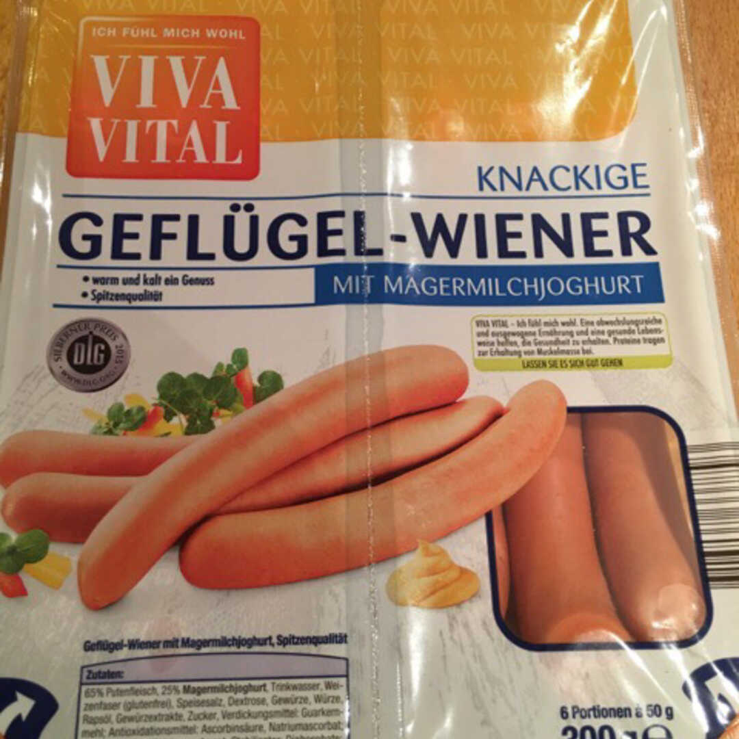 Viva Vital Knackige Geflügel Wiener