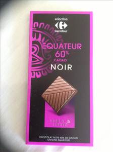 Carrefour Chocolat Noir 60%