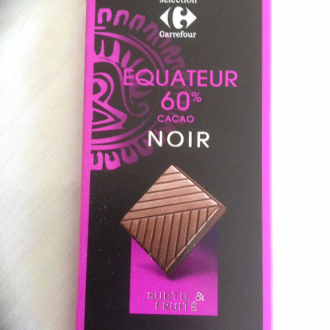 Carrefour Chocolat Noir 60%