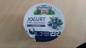 Piątnica Jogurt Typu Greckiego z Jagodami 0%