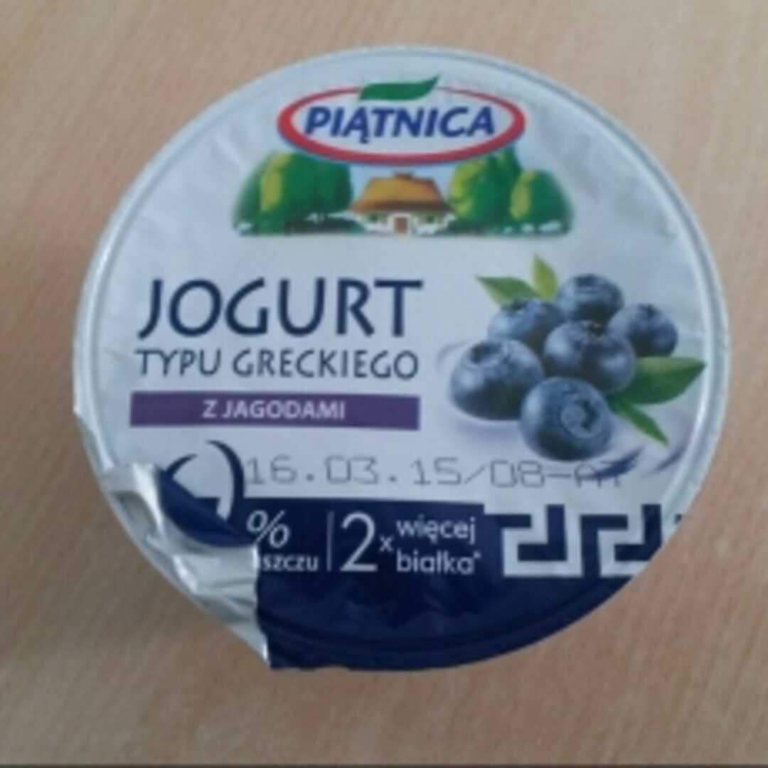 Piątnica Jogurt Typu Greckiego z Jagodami 0%