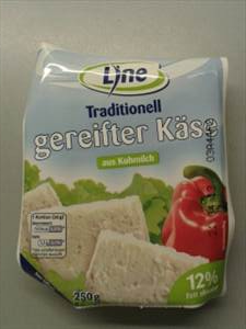 Line Traditionell Gereifter Käse