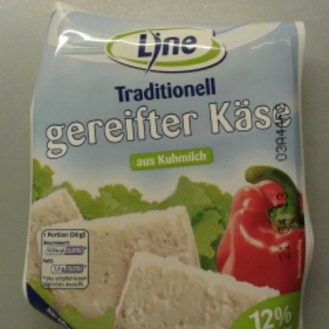 Line Traditionell Gereifter Käse