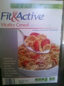 Fit & Active Vitality Cereal with Red Berries