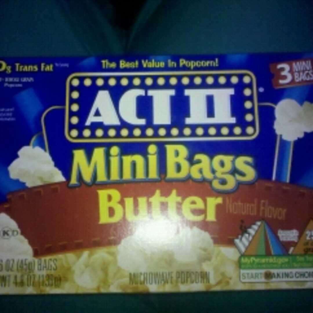 Act II Butter Mini Popcorn Bags