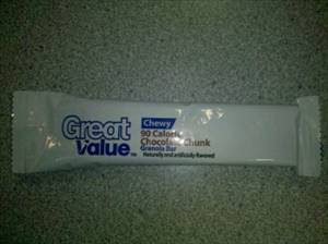 Great Value Low Fat Chewy Granola Bars - Chocolate Chunk