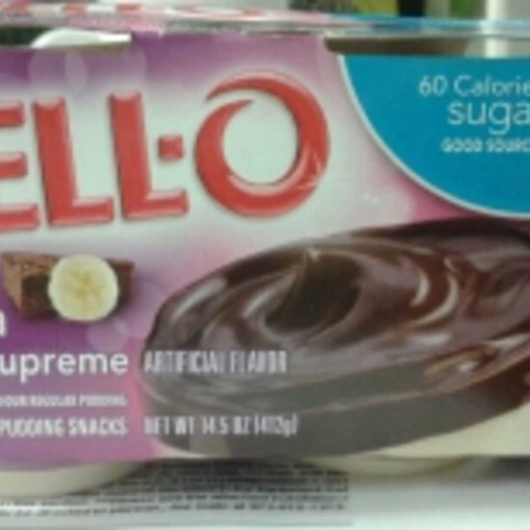 Jell-O Sugar Free Banana Fudge Supreme Pudding Snack