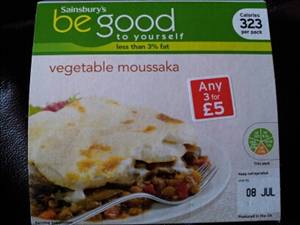 Sainsbury's Be Good to Yourself Vegetable Moussaka