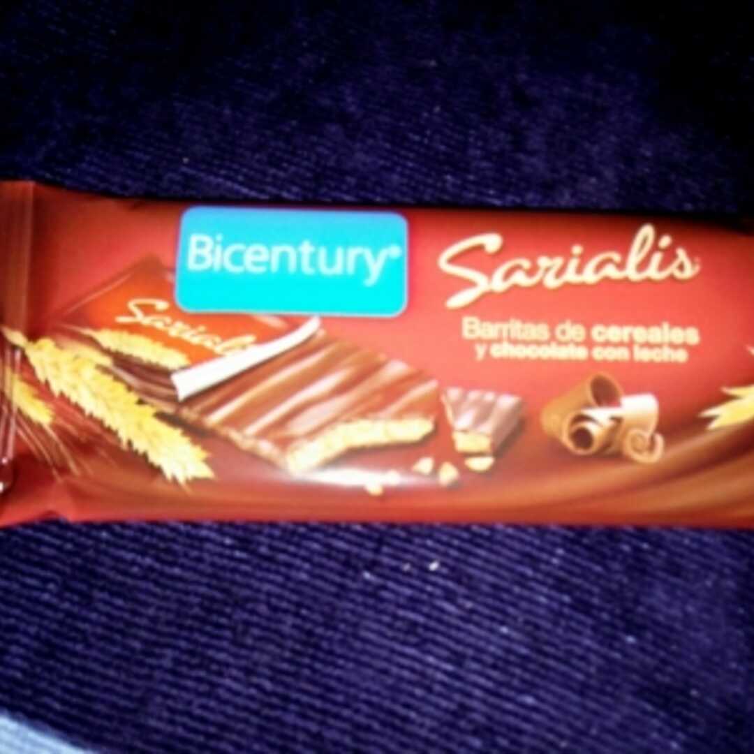 Bicentury Sacialis Barrita de Cereales y Chocolate con Leche