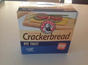 Bakers Crackerbread Rye Toast
