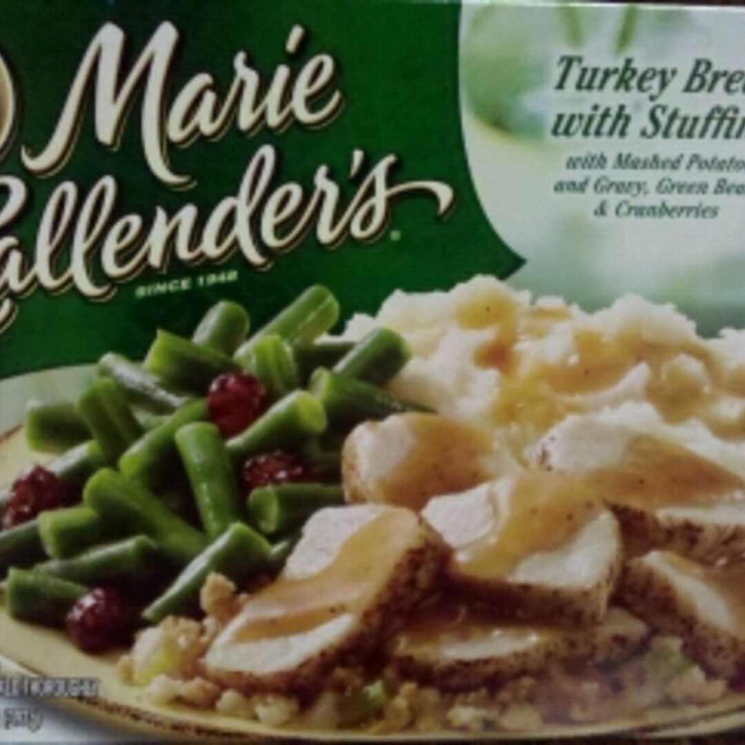 Marie Callender's Turkey Breast with Stuffing with Mashed Potatoes and Gravy, Green Beans & Cranberries