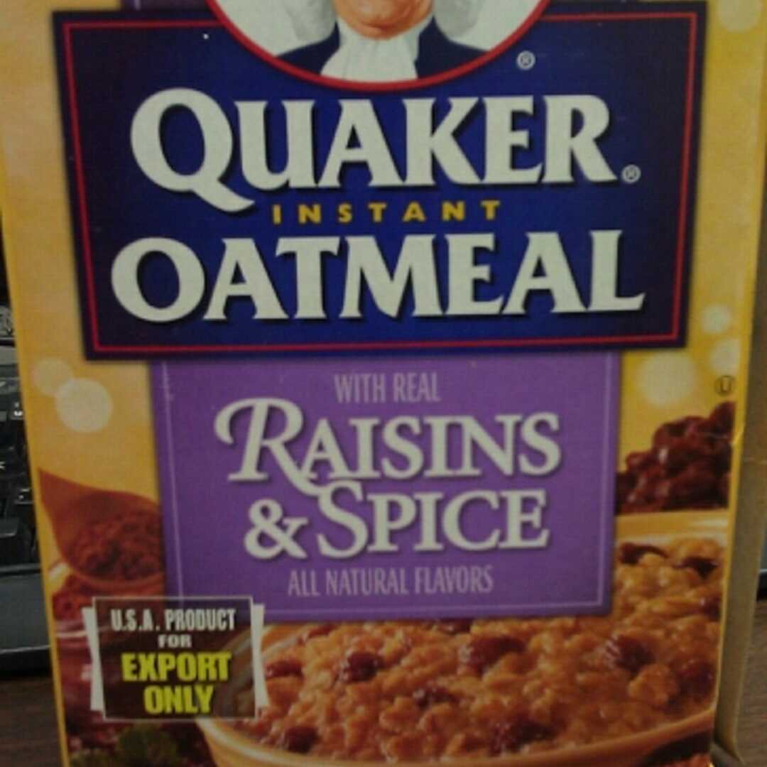 Quaker Instant Oatmeal - Raisins & Spice