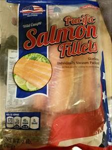 Great American Seafood Wild Caught Pacific Salmon Fillets