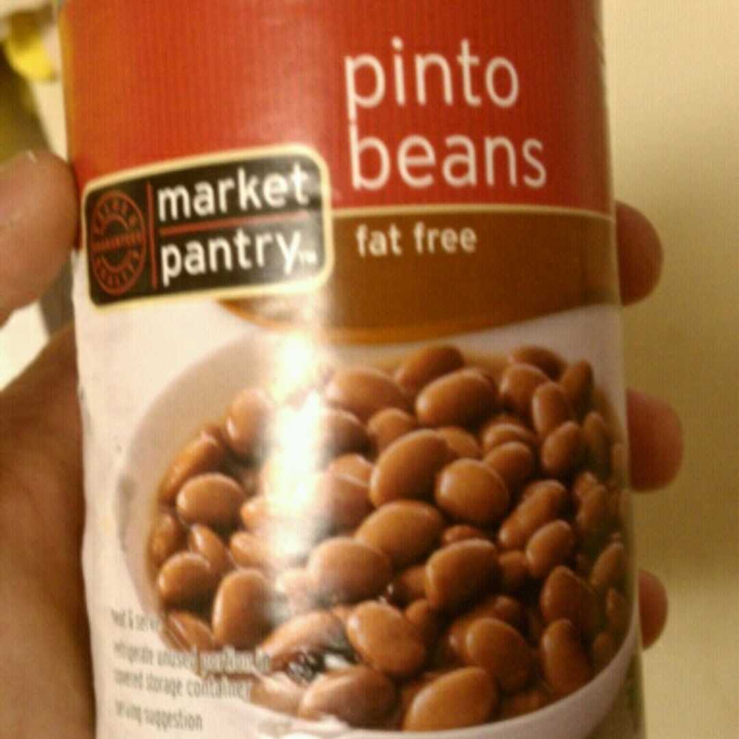 Pinto Beans (Mature Seeds, Canned)