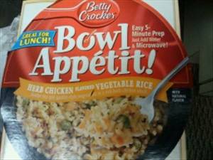 Betty Crocker Bowl Appetit! Herb Chicken Vegetable Rice