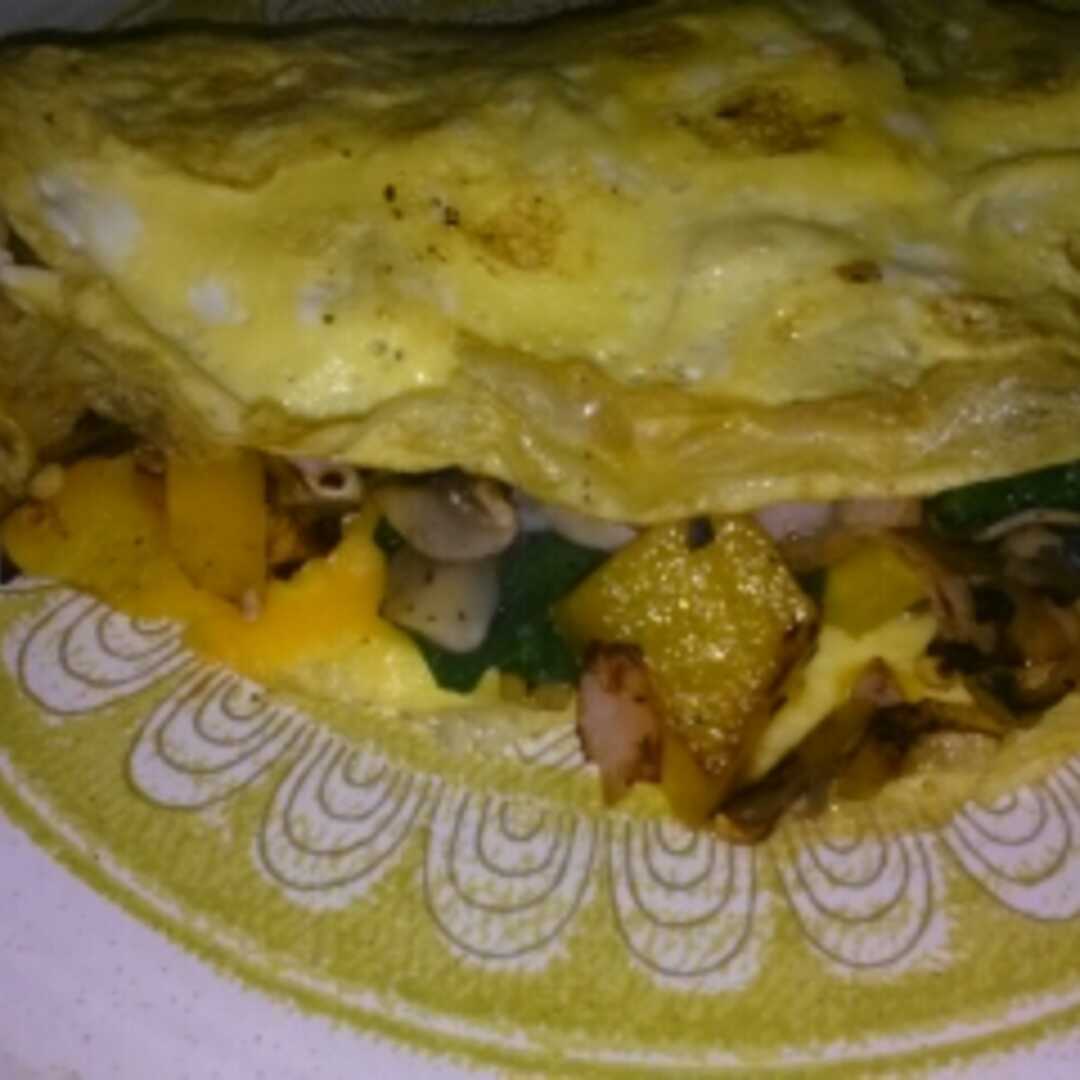 Denny's Veggie-Cheese Omelette with Eggbeaters