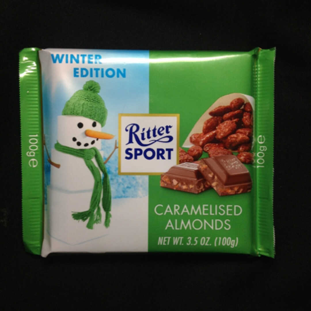 Ritter Sport Шоколад Молочный с Карамелизированным Дробленым Миндалем