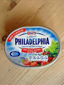 Philadelphia Light Cream Cheese Basil & Sundried Tomato