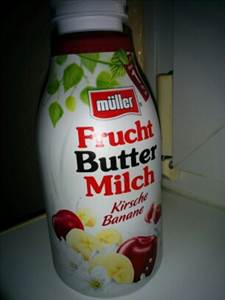 Müller Frucht Buttermilch Kirsche Banane
