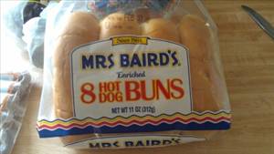 Mrs Baird's Hot Dog Buns