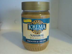 Krema Natural Smooth & Creamy Peanut Butter