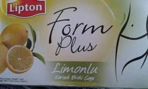 Lipton Form Plus Limonlu Karışık Bitki Çayı