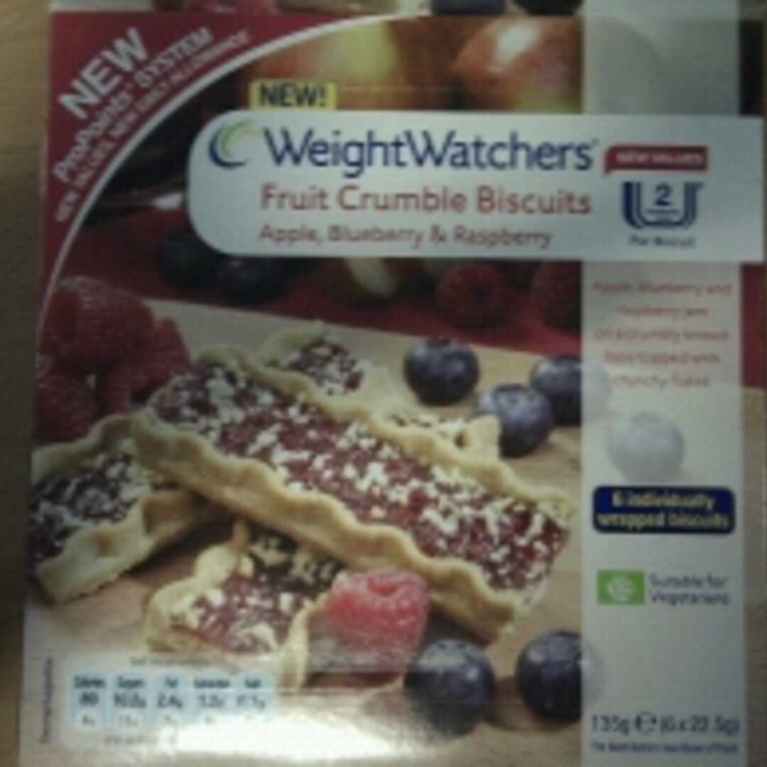 Weight Watchers Fruit Crumble Biscuit