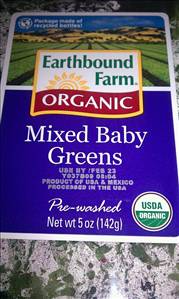 Earthbound Farm Organic Mixed Baby Greens Salad