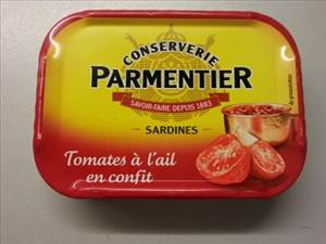Parmentier Sardines Tomates à l'ail en Confit
